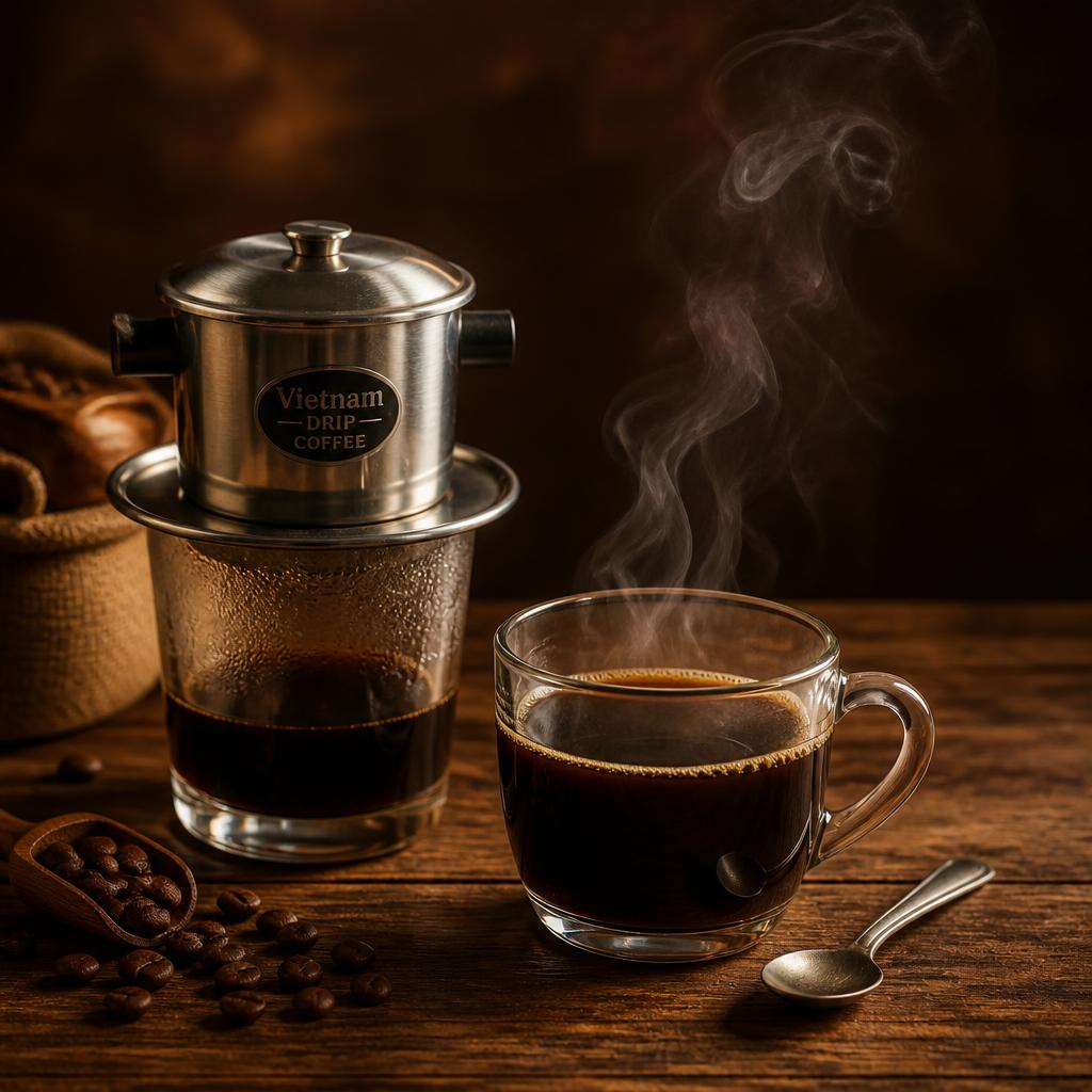 Vietnam Drip Warkop 84 kopi drip dengan rasa khas dan aroma lembut